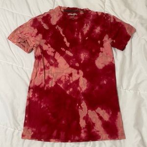 Wrangler bleach dye tee